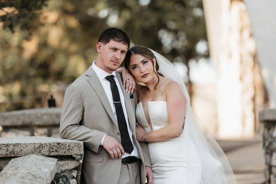 Elegant bride in Eagle, ID