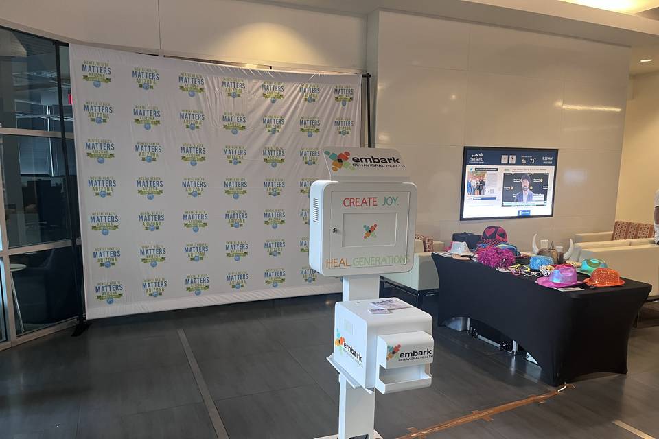 Sponsor branded booth