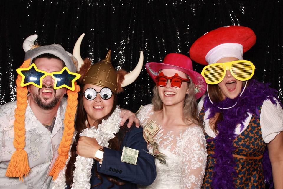 Getting silly with the guests