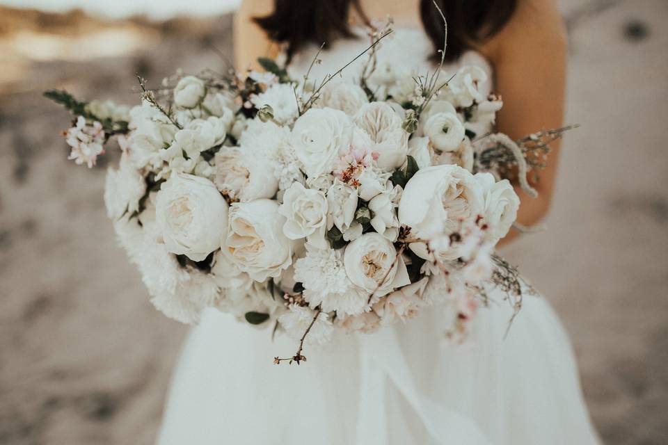 Beautiful white bouquet