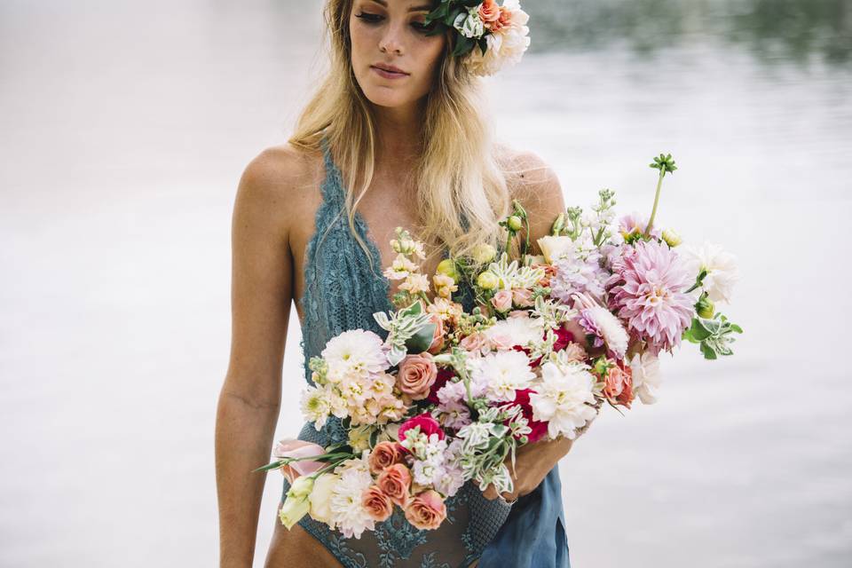 Bride by the waters