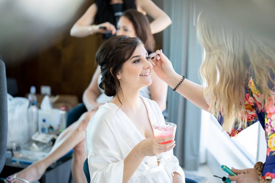 Bridal hair and makeup