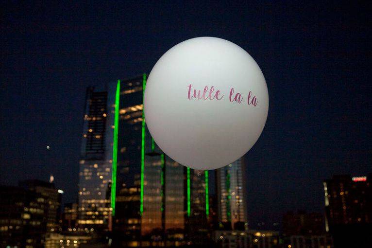 Balloon against window