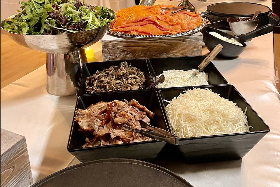 Elegant Crepe Wedding Catering