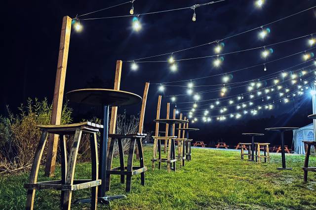 String Lights by the Lake
