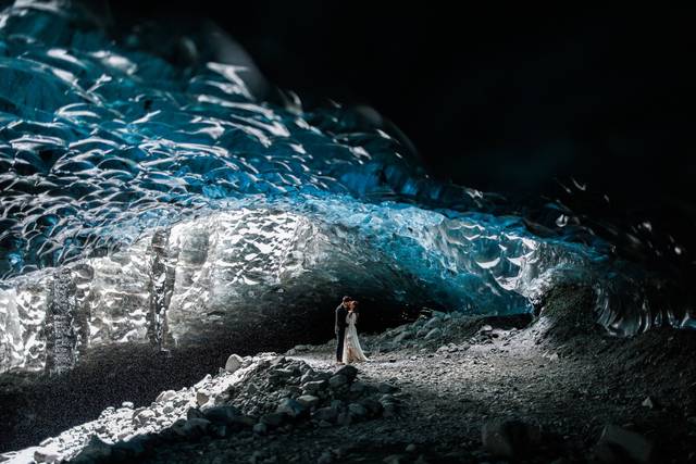 Iceland Ice Cave Elopement