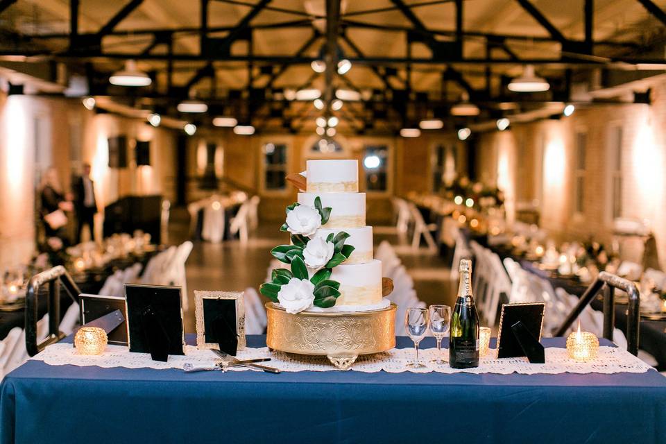 Wedding cake display