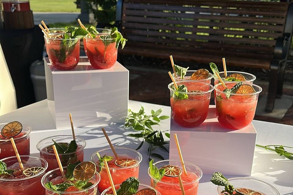 Watermelon Mojitos