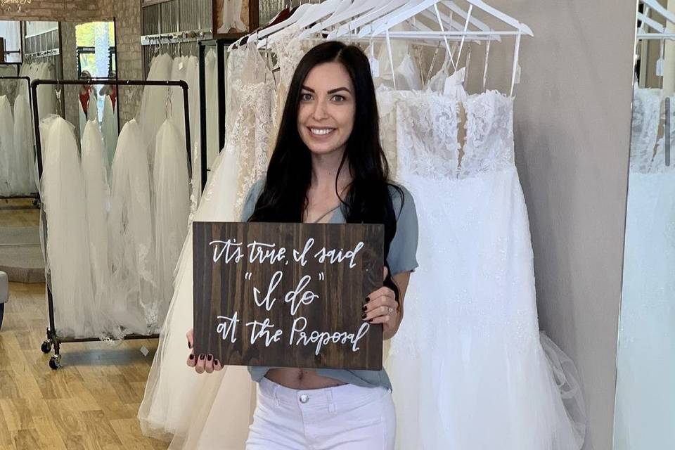 I Do! To The Proposal Bridal!
