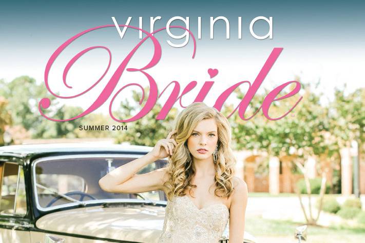 1950 Bentley Mark VI on the cover of Virginia Bride Magazine