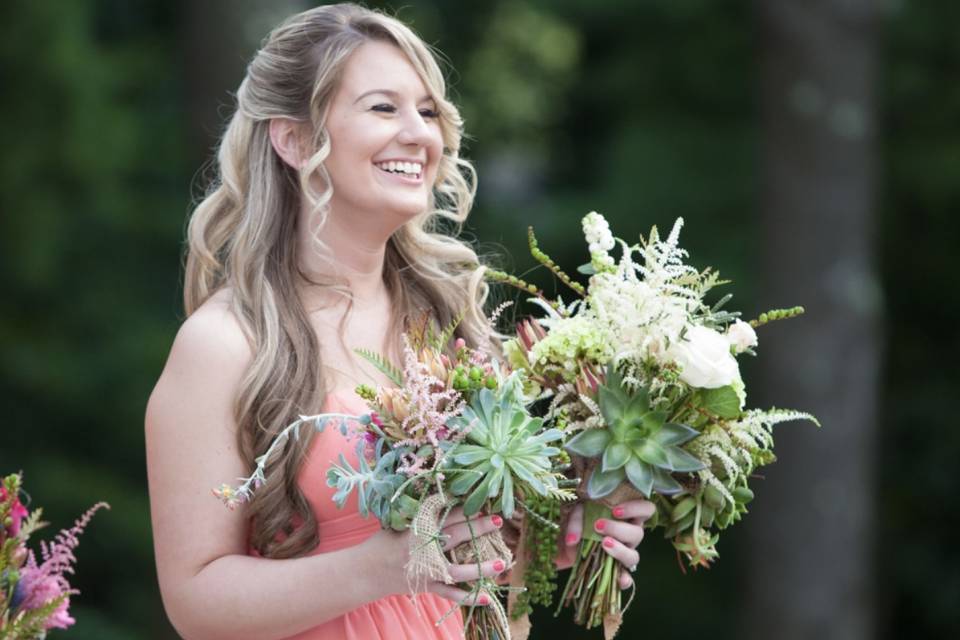 Succulent bouquets