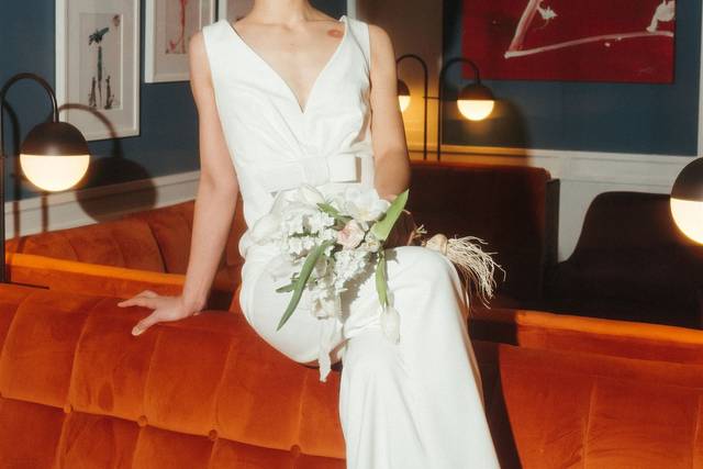 Short Bridal Hair by Alexandra