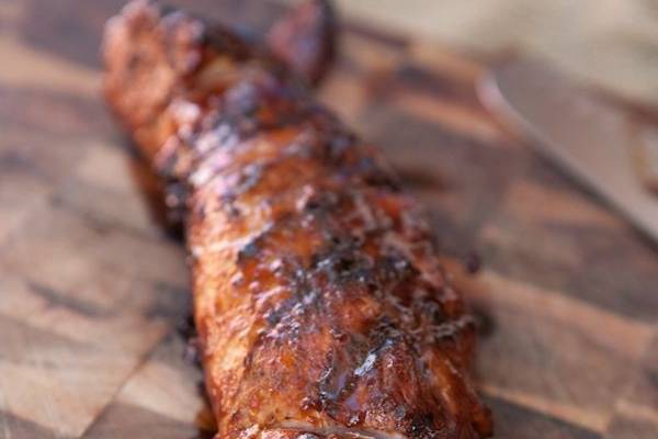 Dry Rubbed Grilled Pork Tenderloin