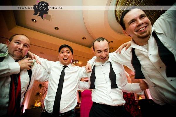 Groom with the groomsmen