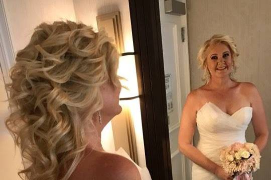 Happy bride