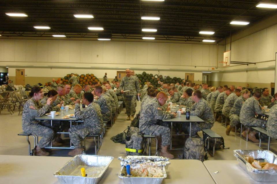 Catering our troops