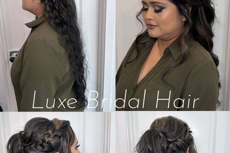 Bridal makeup & hair