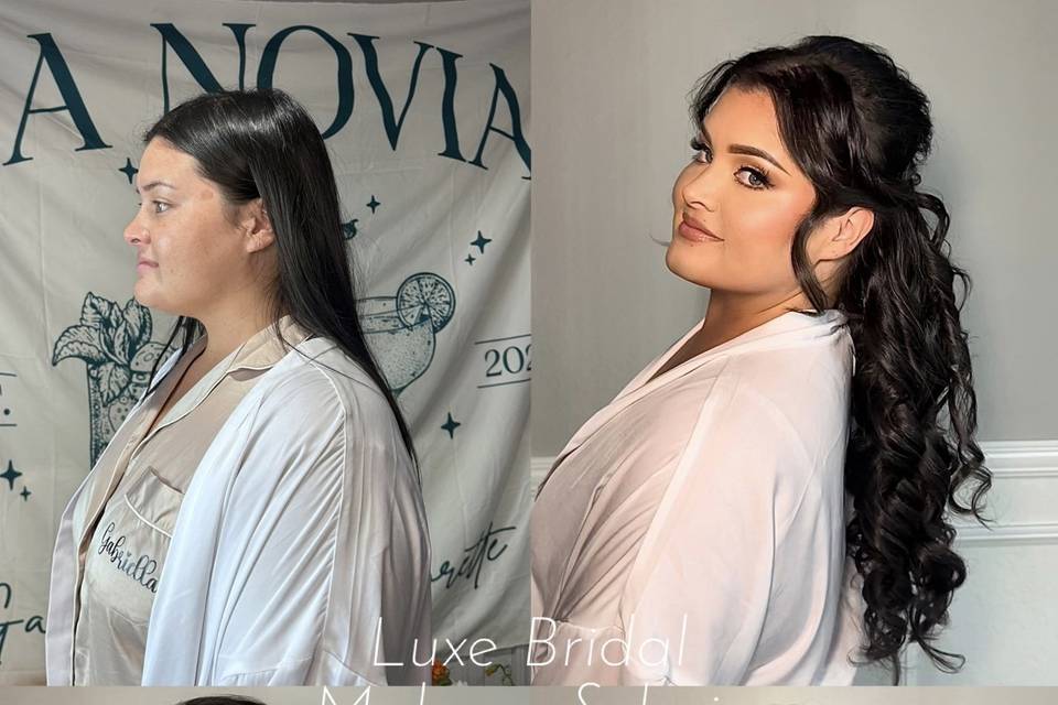 Wedding makeup & hair