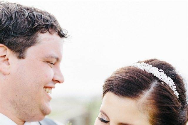 Soft and pretty bridal glam