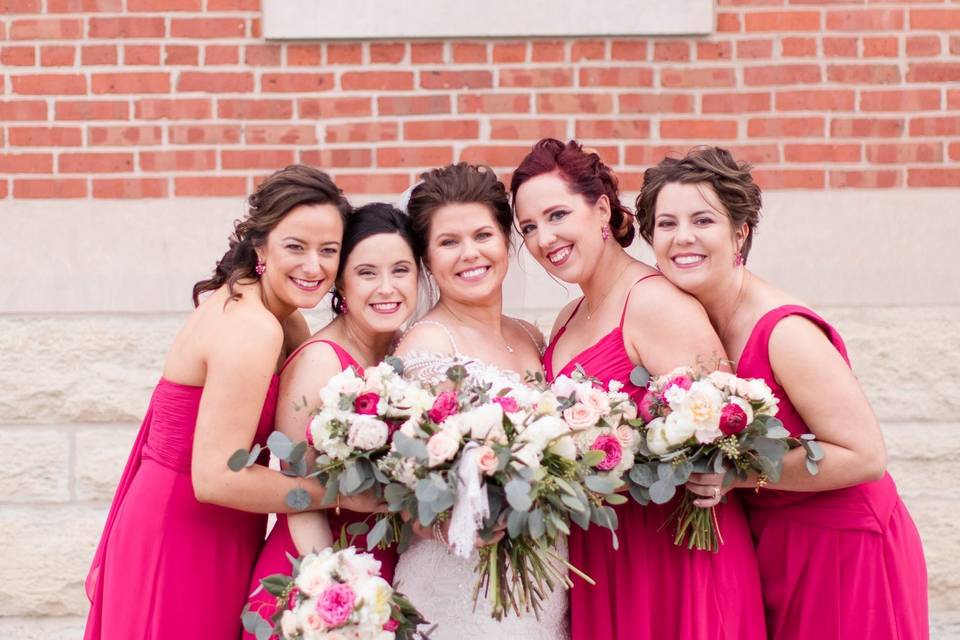 Tampa bridal party