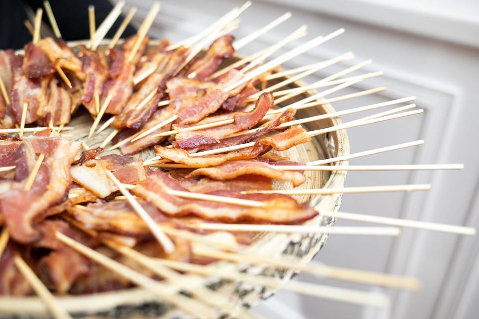 Candied Bacon Skewers