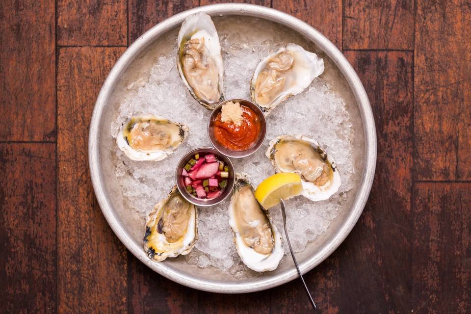 Local Oyster Display