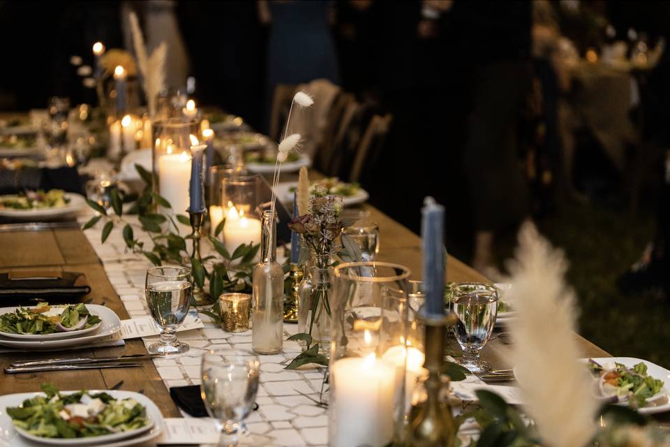 Rustic Wedding Tablescape