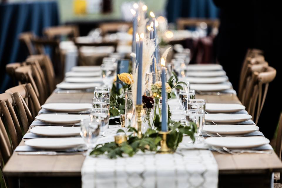 Rustic Wedding Tablescape