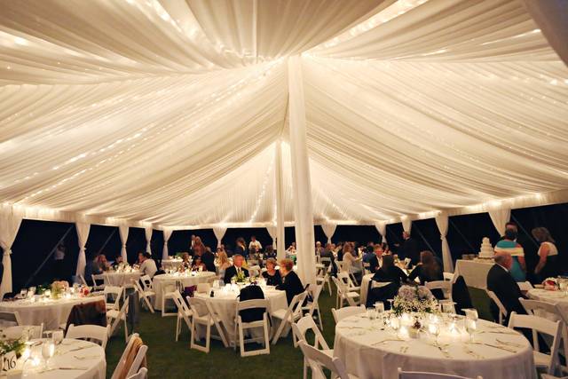 Wedding reception area