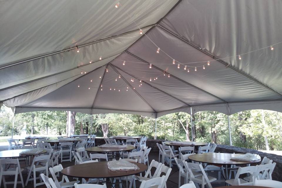 Tent wedding