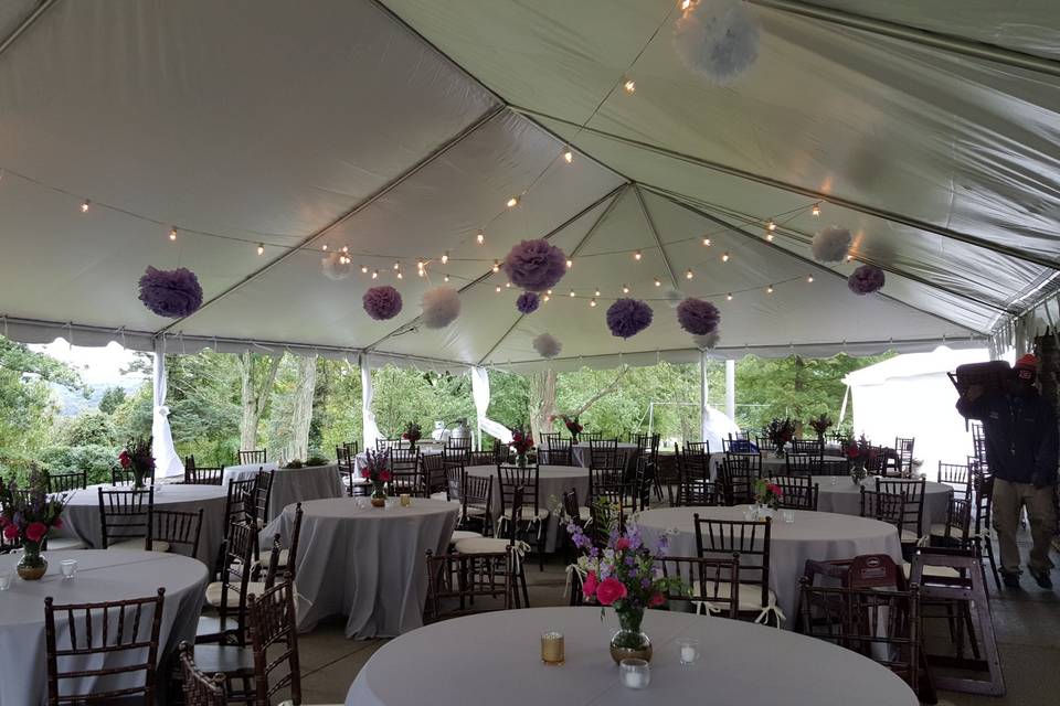 Tent reception