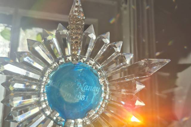 Engraved Star Suncatcher