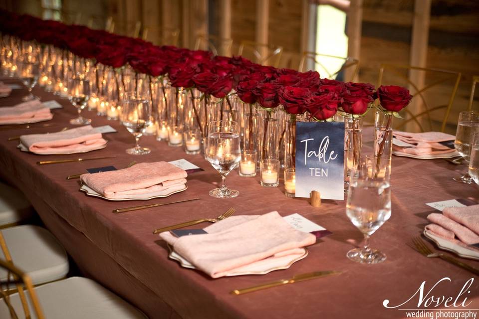 Stunning Table Scape!