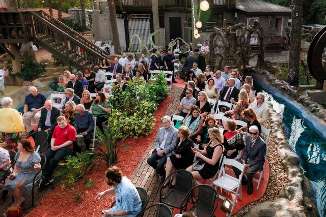 Wedding crowd