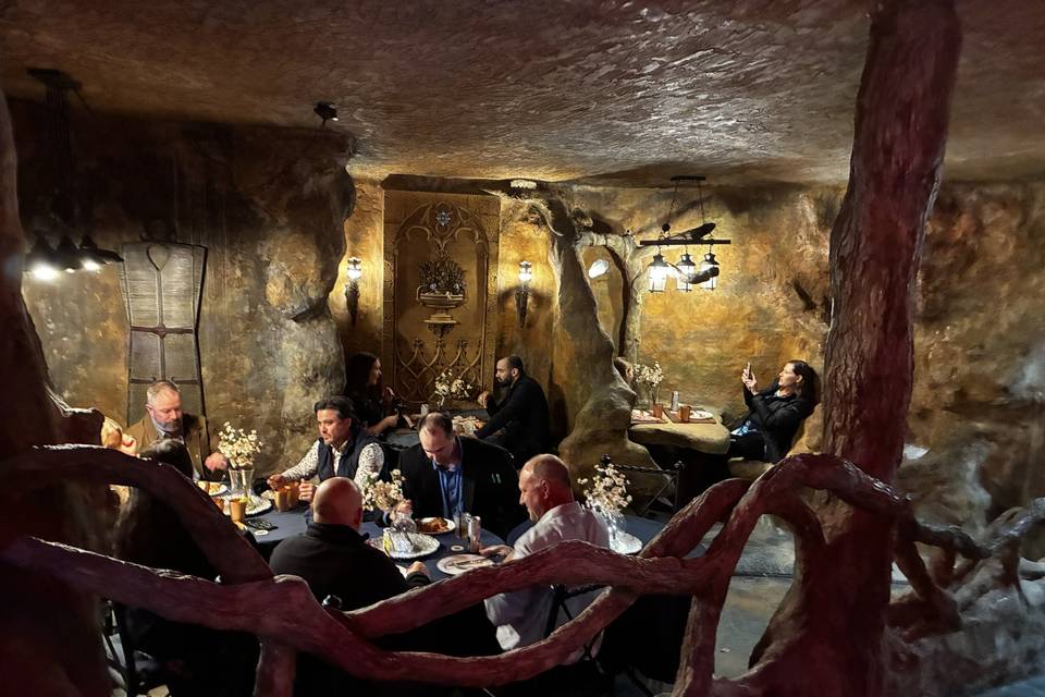 Cave seating