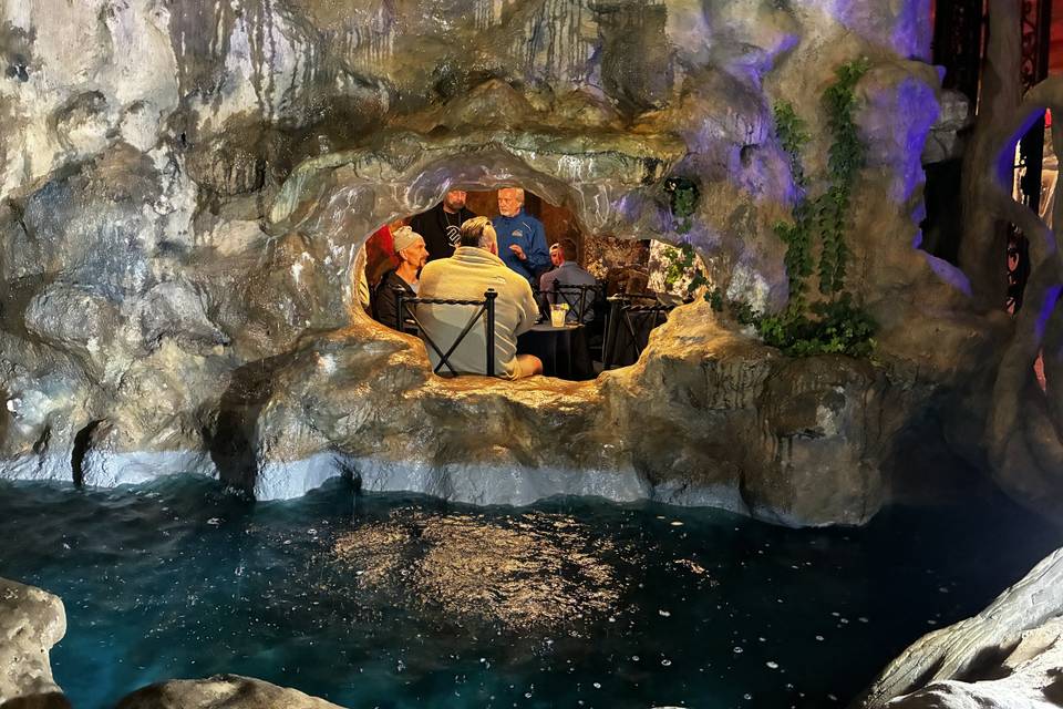Cave widow from outside