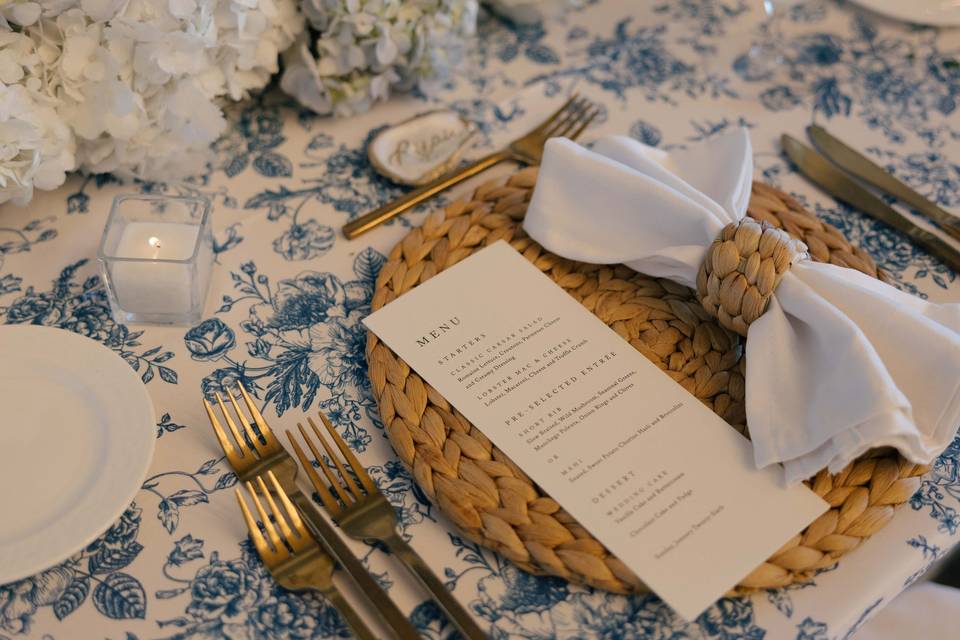 Bakers Cay Reception Decor