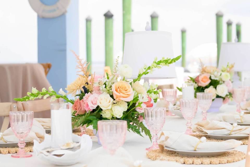 Soft Pink Key Largo Shower