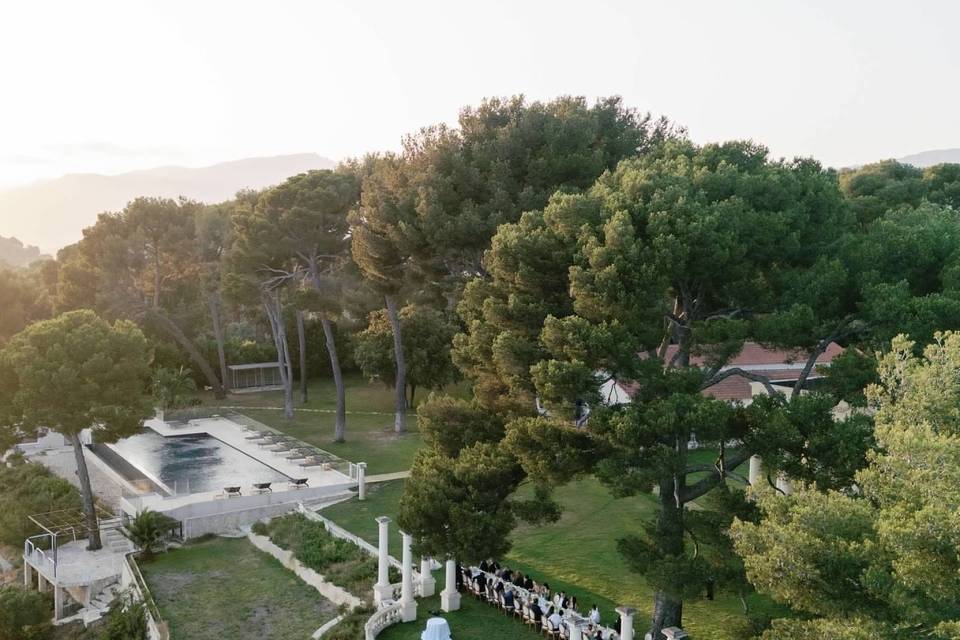 South of France Birds Eye View