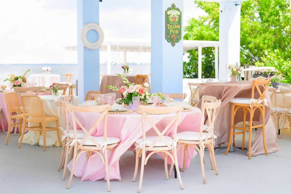 Soft Pink Key Largo Shower
