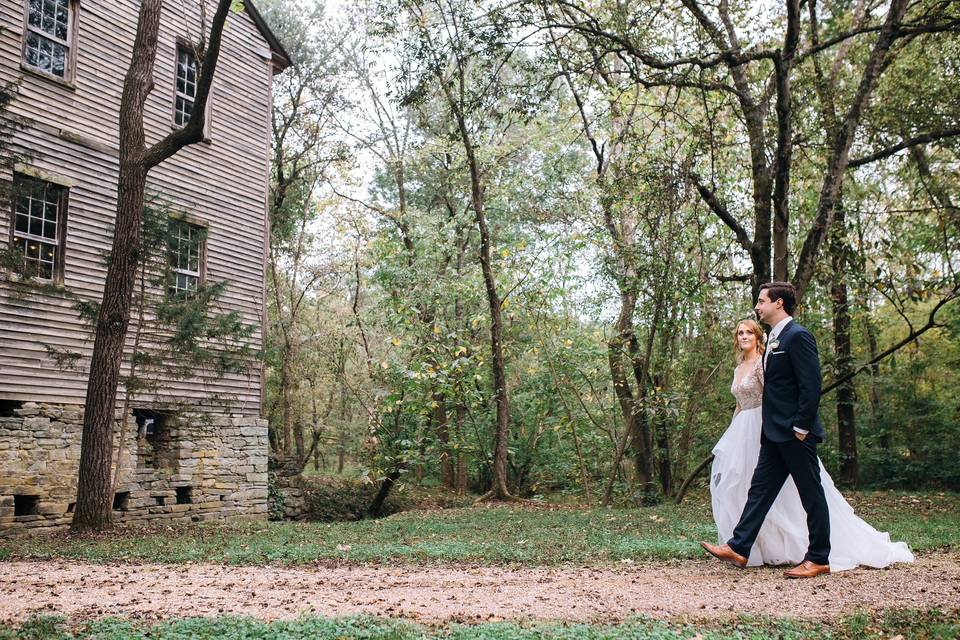 Walking behind the Mill