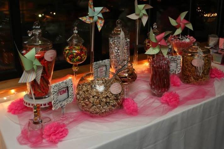 Pretty in Pink Candy Buffet