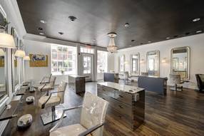 Interior of salon