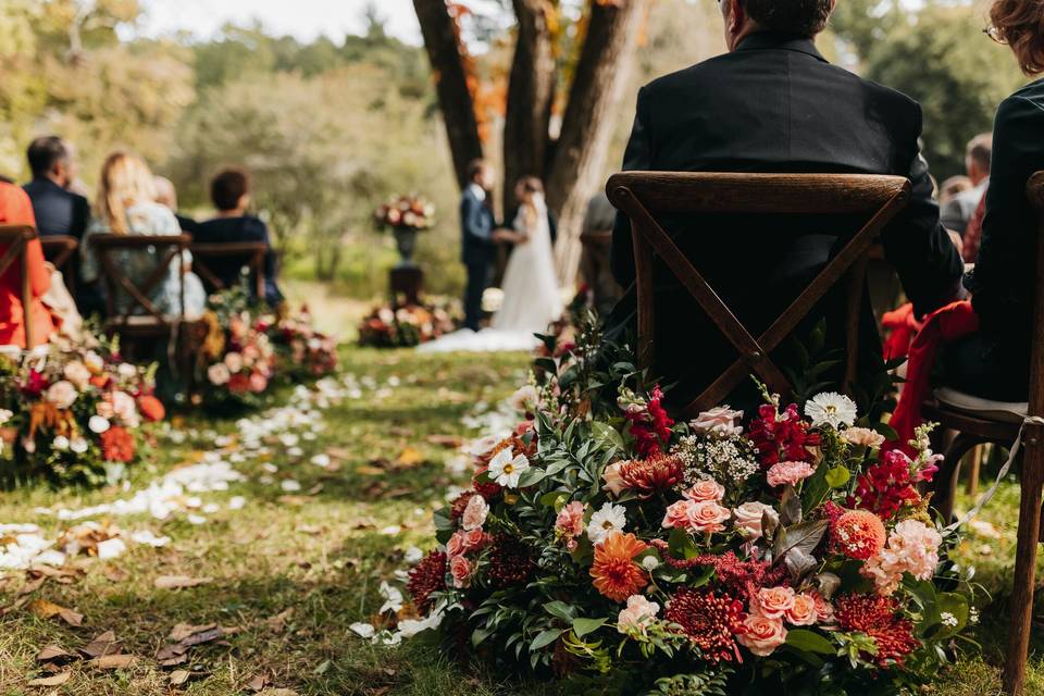 Fall Florals & Farm Chairs