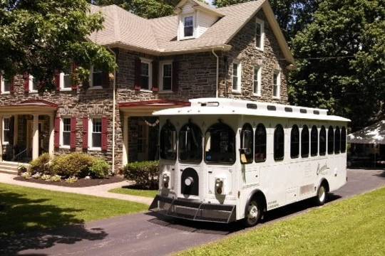 Trolley outside