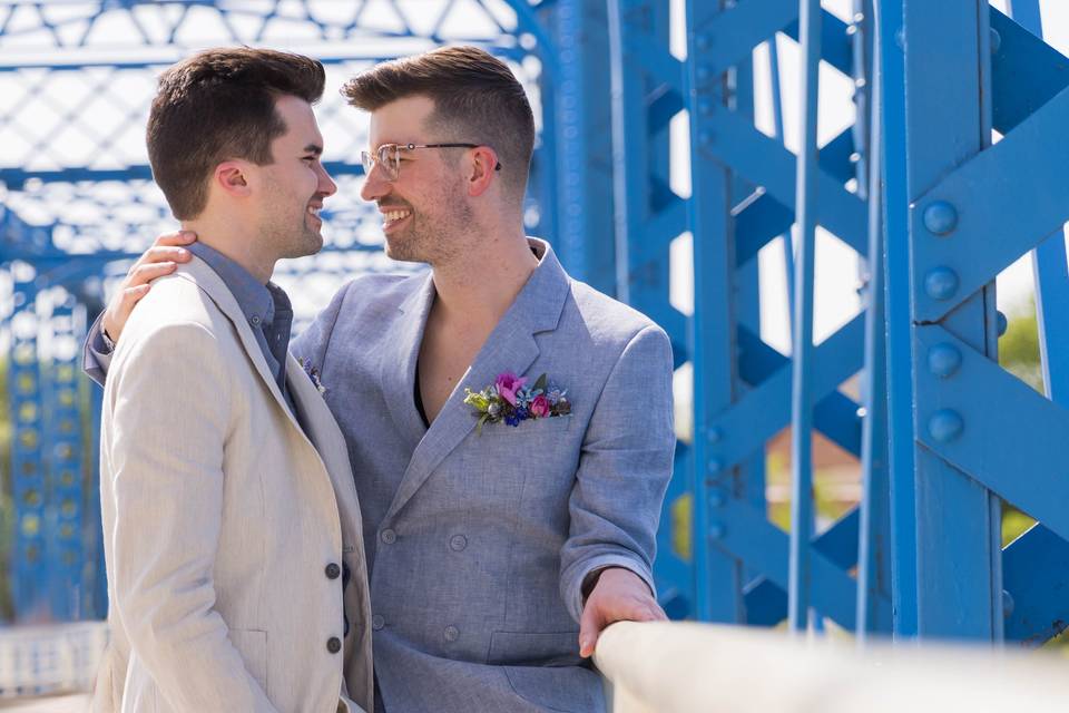 Groom-Groom Portrait