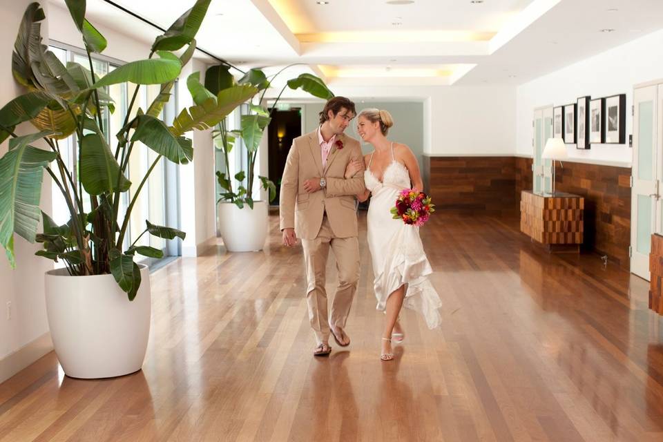 Couple in Epic Foyer