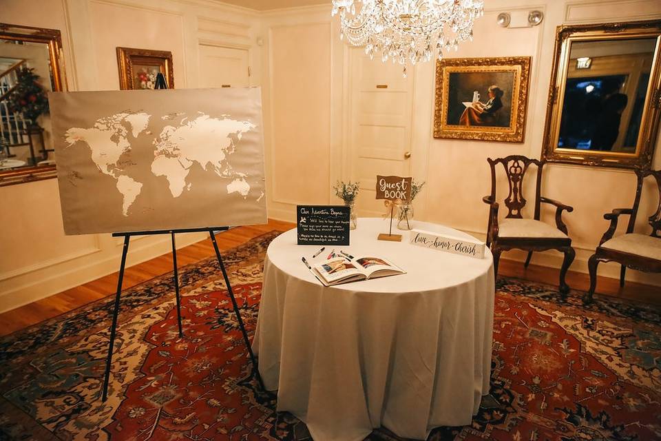 Guest Book Table