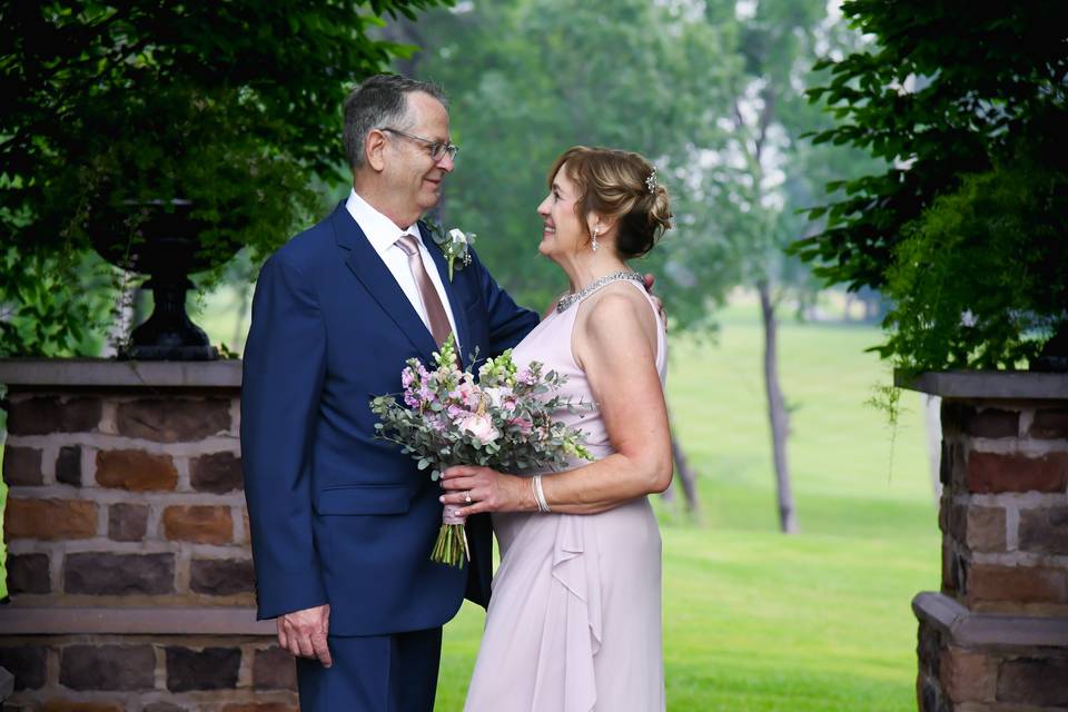 Bride and groom