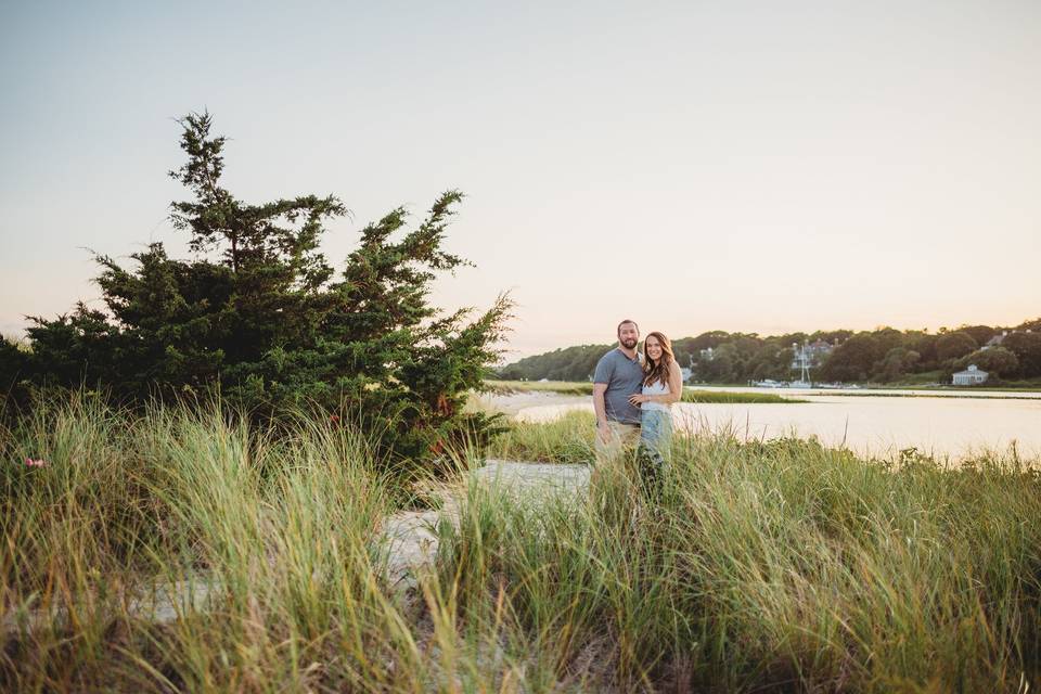 Cape Cod Beach Engagement